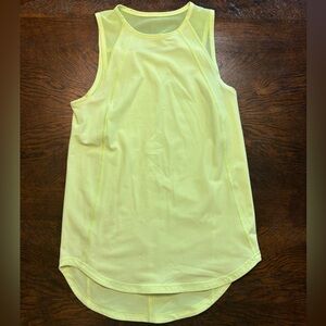 Lululemon Athletica Soft Yellow Tank Top